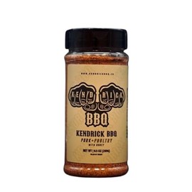Kendrick BBQ - Pork and Poultry Rub 9.5 oz, Pack of 1 - Low Sodium - No MSG - Gluten FREE