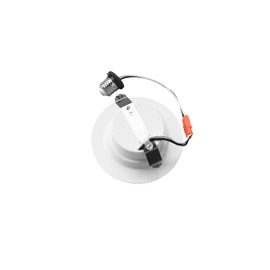 INFIBRITE 4 Inch 2700K Soft White 9W 750LM Recessed Retrofit LED Sleek Series Downlight Kit (Includes E26 Connector), Dimmable, Wet Rated