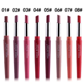 GoBeLi Lip Liner 2-in-1 Lipstick (Violet Fatale 07) Lipstick - Lip Liner