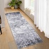 ROYHOME 2x6 Modern Abstract Runner Rug Non Slip Soft Rug
