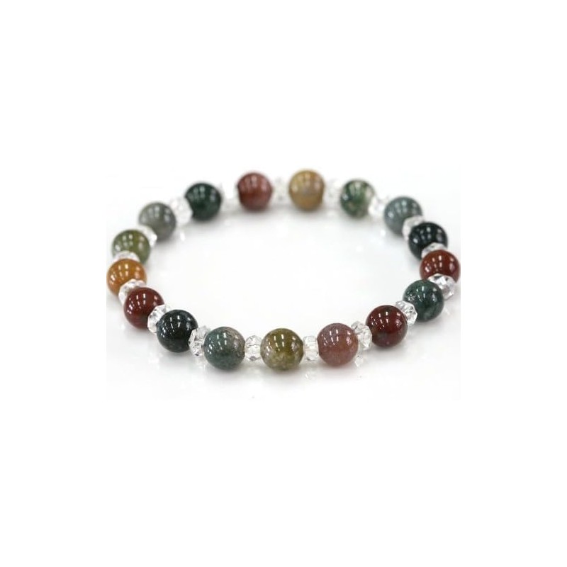 Blood Stone Crystal Quartz Blood Stone Bracelet Natural Stone Power