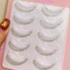 Lower Eyelashes, Natural 5 Pairs of Eyelashes, Popular, Clear Axis,