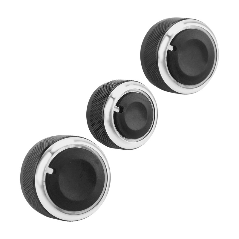3PCS Car Air Conditioning Switch Knob Heater Replacement for Bora