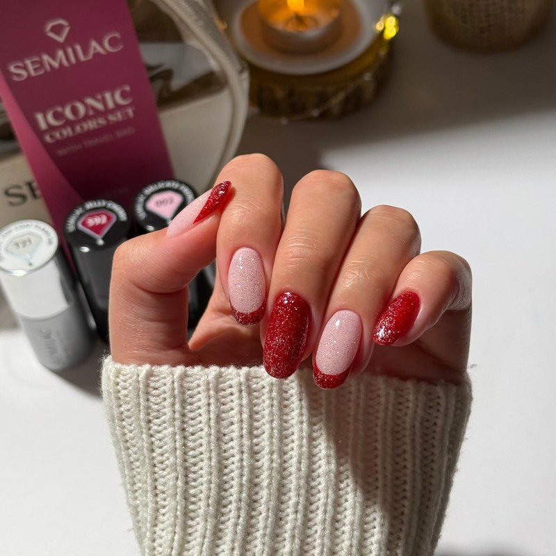Semilac Smalto UV Top Coat No Wipe T21 Flash ON