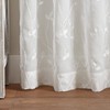 Curtainworks Botanical Embroidery Sheer Window Curtain Collection, Rod Pocket, 63-inch