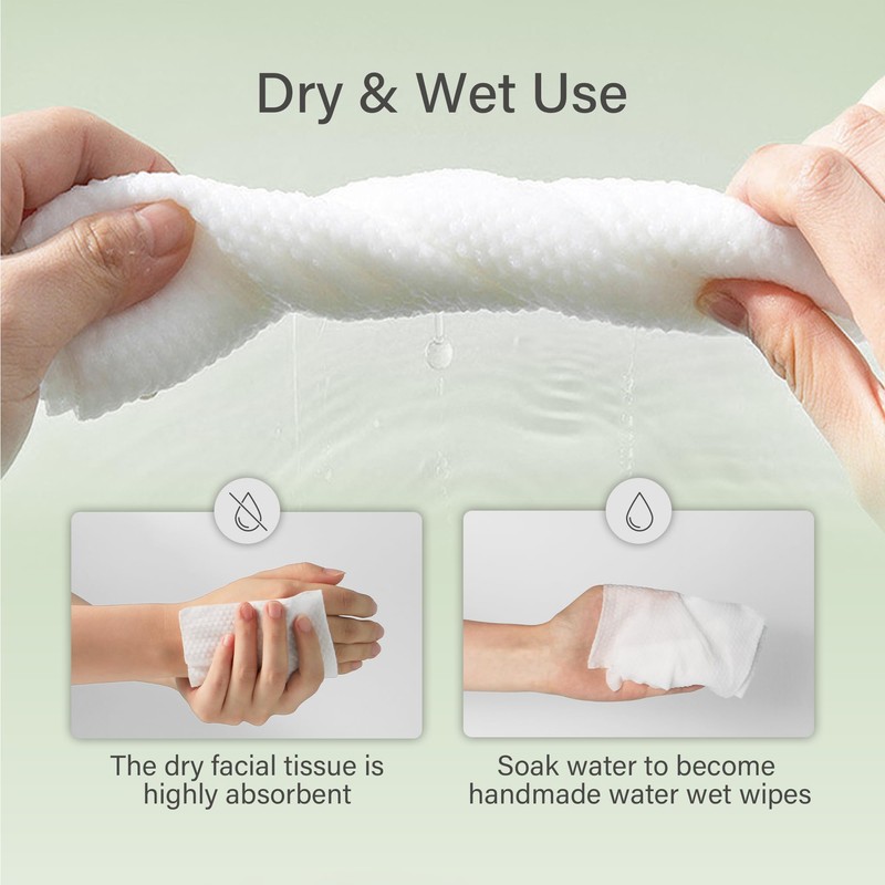 Unifree Facial Towels I Towelettes I Dry Wipes I Makeup