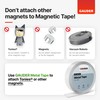 GAUDER Strong Magnetic Tape Self Adhesive (3.3 Feet Long x