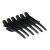 Sanshin Perfect Compartment Clips 12 cm Black Pack of 6