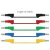 CZJZDZ 5pcs 4mm Retractable Banana Plug Stackable Test Leads Cable