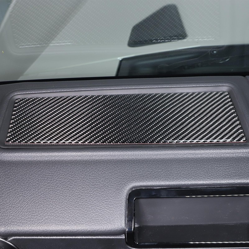 Hudiriy Soft Carbon Fiber Dashboard Storage Box Panel Trim Cover
