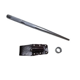 Upgraded 3/8" Line-Up Punch Bull Pin Alignment Punches，Cone 7/8” to 3/8”，15” Long，Heat Treated AISI 4135 Alloy Steel，12.9 level high strength