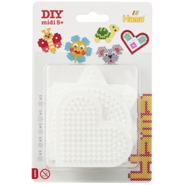 Hama 10.4570 Blister Five Small Mixed Pegboard Bead Set, Multicolour, One Size