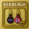 WINGER WHITESNAKE REB BEACH SET 🇺🇸 TWO EXCLUSIVE LEATHER KEYCHAINS