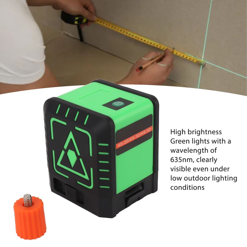 Green Line Leveler High Accuracy 635nm IP54 Waterproof Portable Self