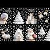 DERAYEE Christmas Window Decoration, Large Window Decoration, Snowflakes Window Decoration,