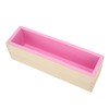 Wooden Loaf Soap Cutter Mold with 1 Pc Silicone Mold
