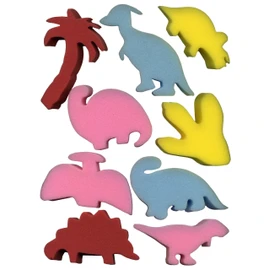 Major Brushes Dinosaur Sponge Painting Set of 9