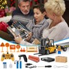 VWAHNANA RC Forklift Toy with Trailer, Kids Forklift Construction Toys