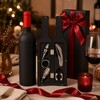Wine Opener Set with Bottle-Shaped Holder – Corkscrew & Stopper