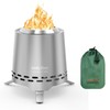 ONLYFIRE OUTDOOR LIVING Portable Fire Pit with Pot Bracket &