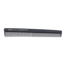 Jäneke Professional Hair Cutting Comb 55824 Carbon Comb Approx. 19.5 cm (Anti-Static) Fine and Wide Teeth (824)