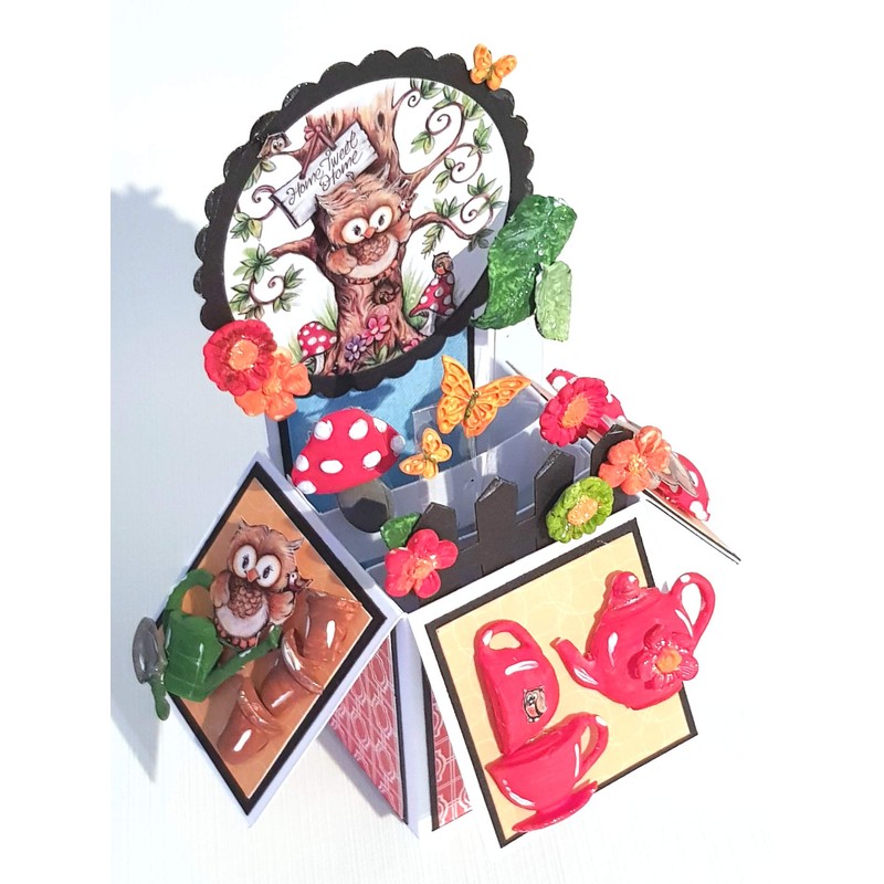 Katy Sue 'Owls' Paper Craft Pad & Card Making Kit