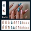 SINHOT Almond Press on Nails Medium - Leopard Print Fake
