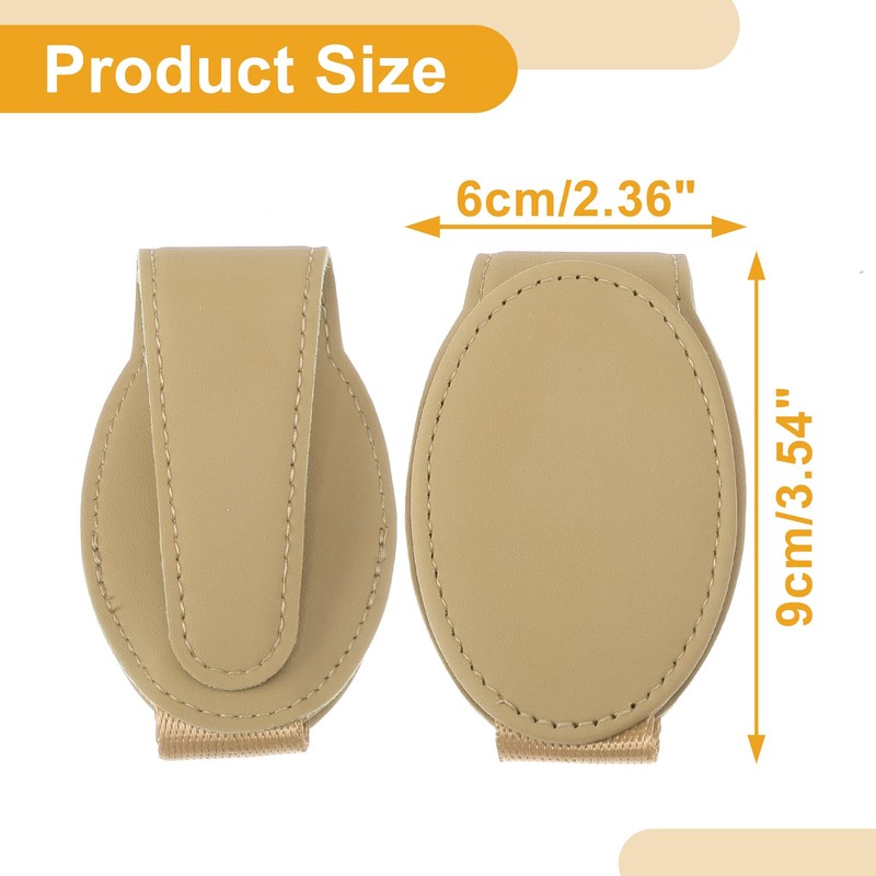 HEROFFIX Car Sunglasses Clip Magnetic Universal Sun Visor Eyeglasses Holder