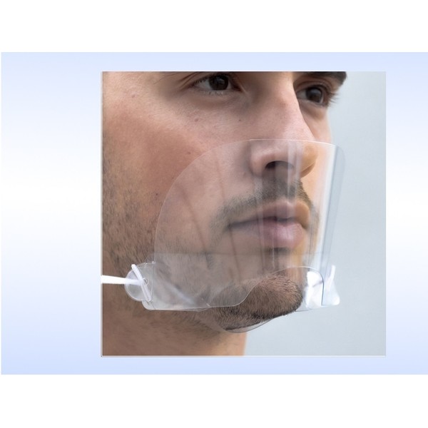 EPSILON Face Shield - Small Mouth Face Cover With Transparent