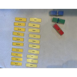 Montessori Language Arts CONTRACTIONS Matching Card Set Educational Materials