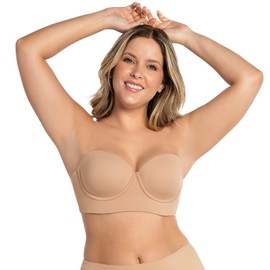 LeSensuel Strapless Bra Underwire Bras for Women Non Slip - Bras for Women Full Coverage