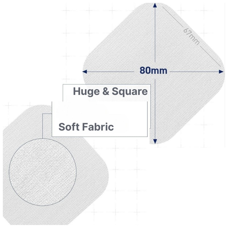 MEDIHEAL Square Toner Pads 200ea, Type:PDRN Lifting Pad