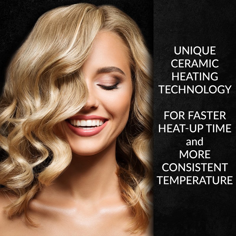 KARMIN G3 Salon Pro Clipless Tourmaline Ceramic Hair Curling Wand