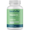 BESTVITE Vitamin D 2000 IU (240 Capsules) - No Stearates