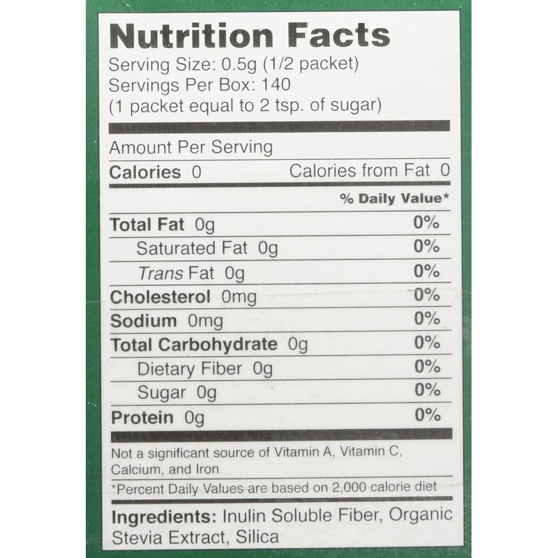 Sweetleaf Stevia Sweetener Packets 70 Ct - 2 Pack Zero
