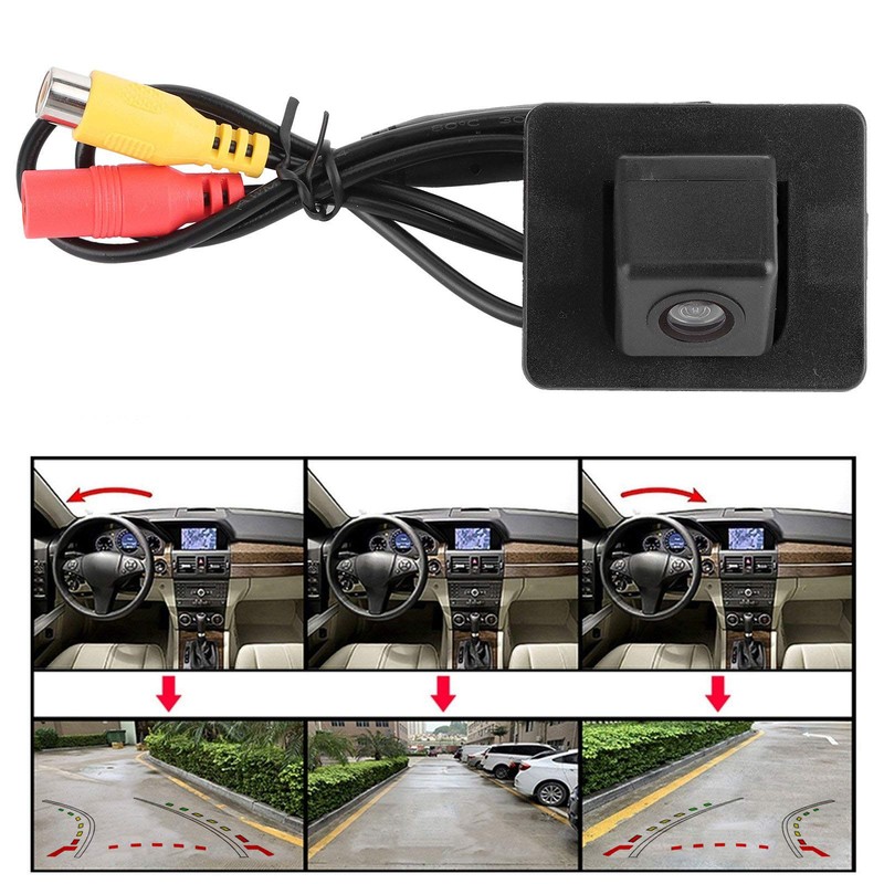 Akozon CCD Reversing Camera Set 170° Wide Angle IP67 Waterproof