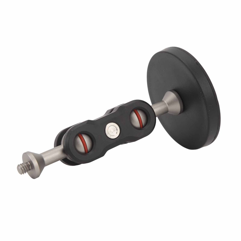 Magnetic Car Mount with Dual 360 Degree Ball Head 1/4inch