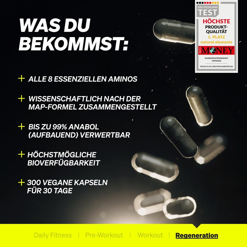 EAA Capsules High Dose - 300 Capsules - 8 Essential