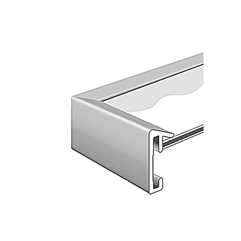 nielsen Bilderrahmen, 21 x 29,7 cm (A4), Aluminium, Schwarz glanz,
