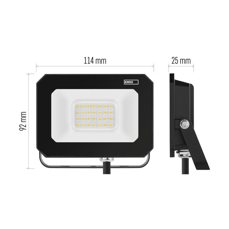 EMOS SIMPO LED Spotlight 20 W IP65 Waterproof Floodlight for