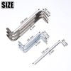 7 PCS Right Angle Screwdriver, PH0/PH1/PH2/PH3/T15/T20/T20 Offset Screwdriver Set, Flat