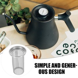 Luxshiny Teapot Tea Strainer Insert Stainless Steel Tea Filter Metal Mesh Infuser Loose Tea Leaves Strainer Replacement for Tea Pot Tea Kettle