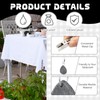 ZCYSRLQIN 6 Pcs Tablecloth Weights Pendant Teardrop Shape Table Cover