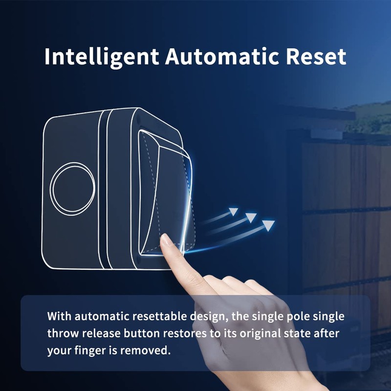 TOPENS TC148 Waterproof Wall Push Button Surface Mounted Wired Release