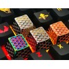 MECHKYP Metal Artisan Keycaps,CNC Zinc Alloy Custom Keycap,Mechanical Keycap,Unique Hollowed-Out
