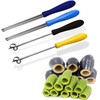 4 Pcs Zucchini Squash Cucumber Corer Vegetable Corers Drill Stainless