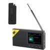 Vikye Portable Radio FM DAB DAB + 2.4 Inch LCD