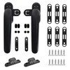 Pack of 2 Window Handle, Balcony Door Handle, Safety Window