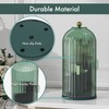 ZHUSSZHU Makeup Brush Holder with Lid Cosmetic Tools Organizer 360