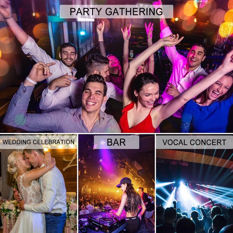 wecan Disco Strobe Light, 270Led White Strobe Lights, Disco Light